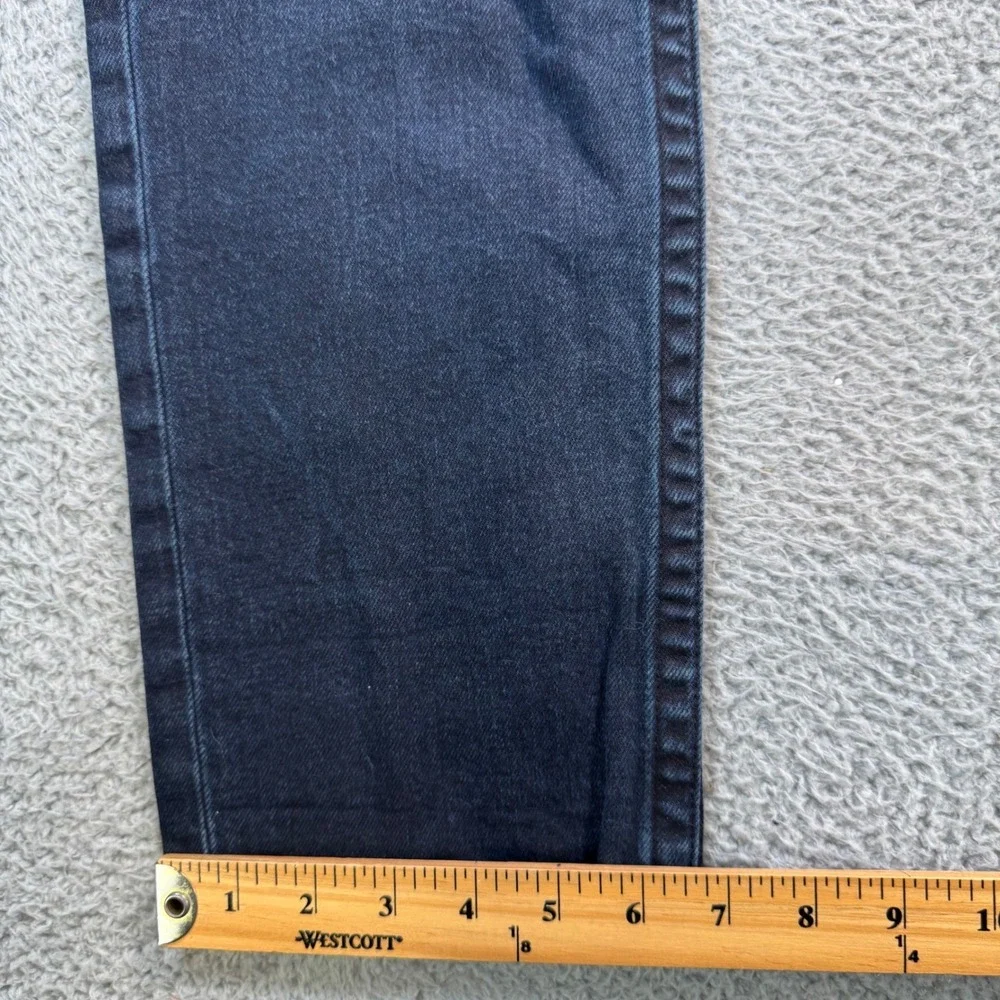 True Religion Rocco Relaxed Skinny Jeans Mens 38 Dark Wash Distressed Denim Blue